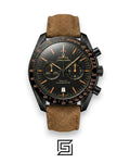 Omega Speedmaster Dark Side of the Moon – Vintage Black Dial & Suede Strap