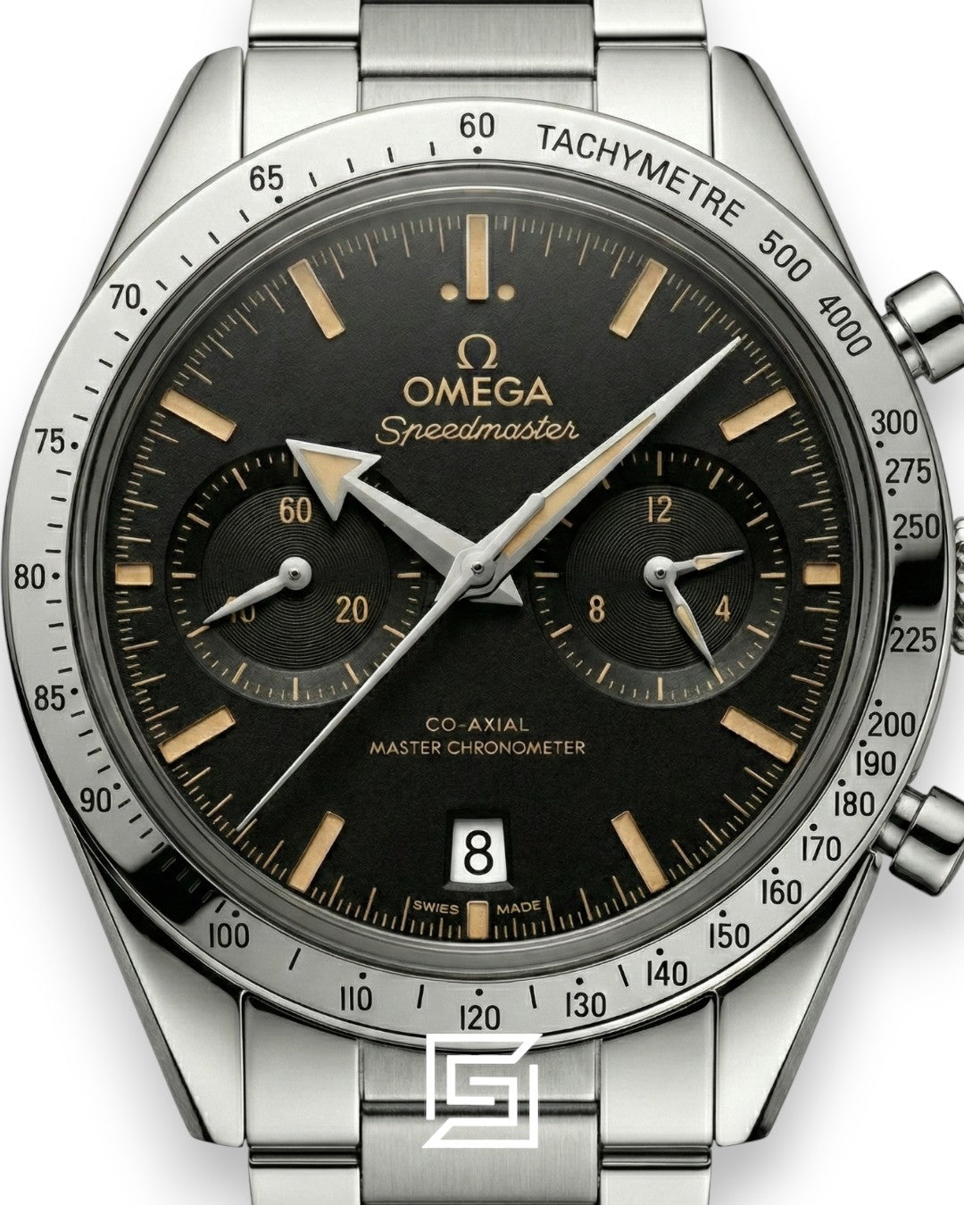 Omega Speedmaster Blue Chronograph – Steel Bracelet & Date