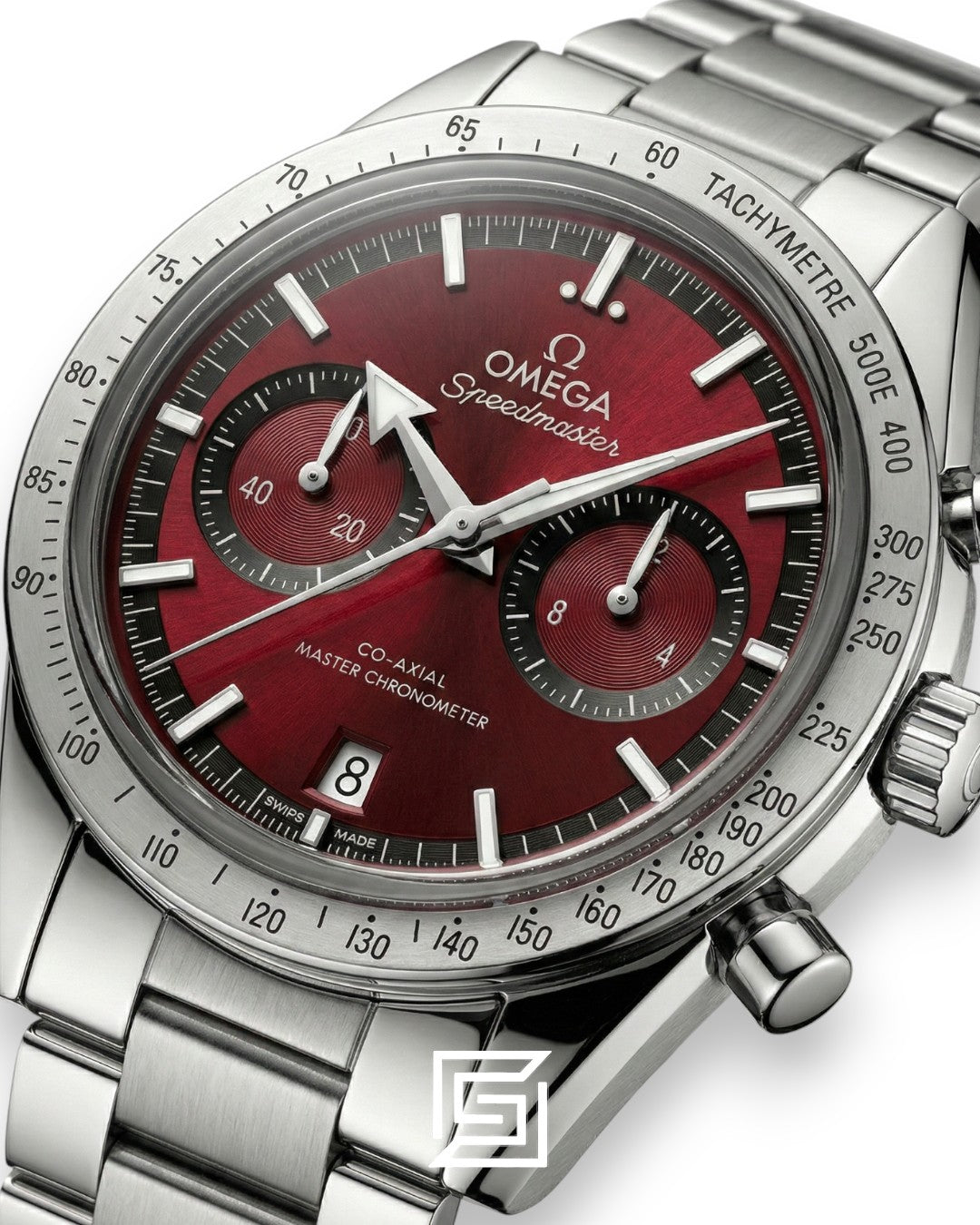 Omega Speedmaster '57 Co-Axial – Maroon Dial & Steel