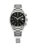 TAG Heuer Carrera Calibre 16 Black Dial Stainless Steel Chronograph Men’s Watch