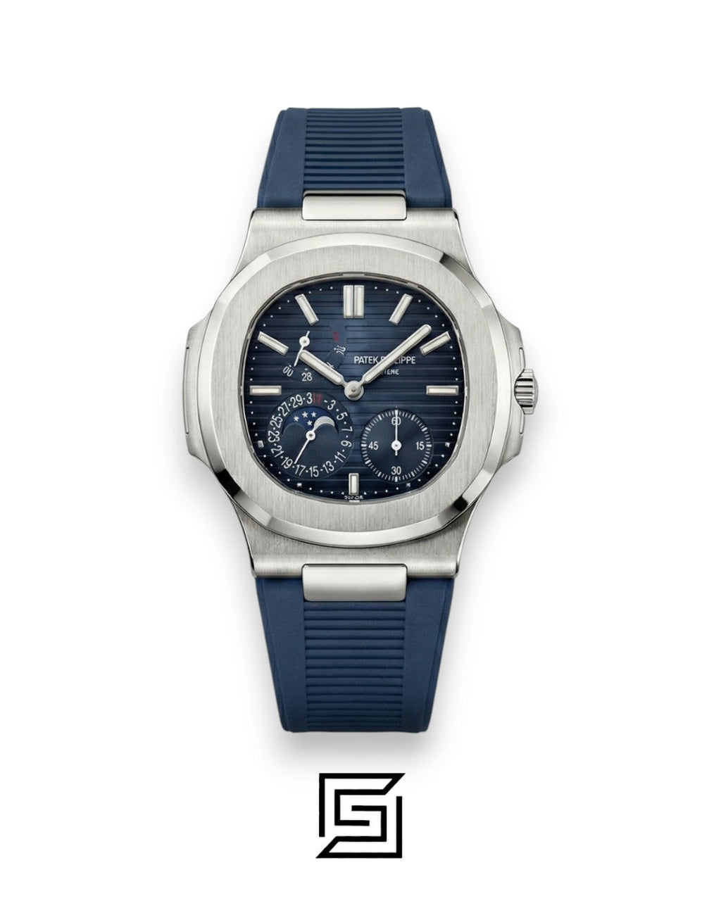 Patek Philippe Grand Complication – Blue Dial × Blue Rubber Strap – Japanese Automatic