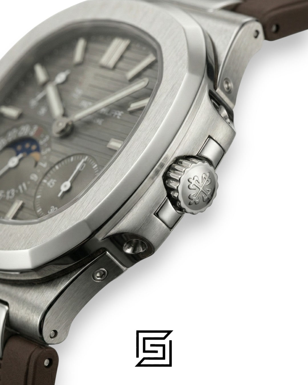 Patek Philippe Grand Complication – Brown Dial × Brown Rubber Strap – Japanese Automatic