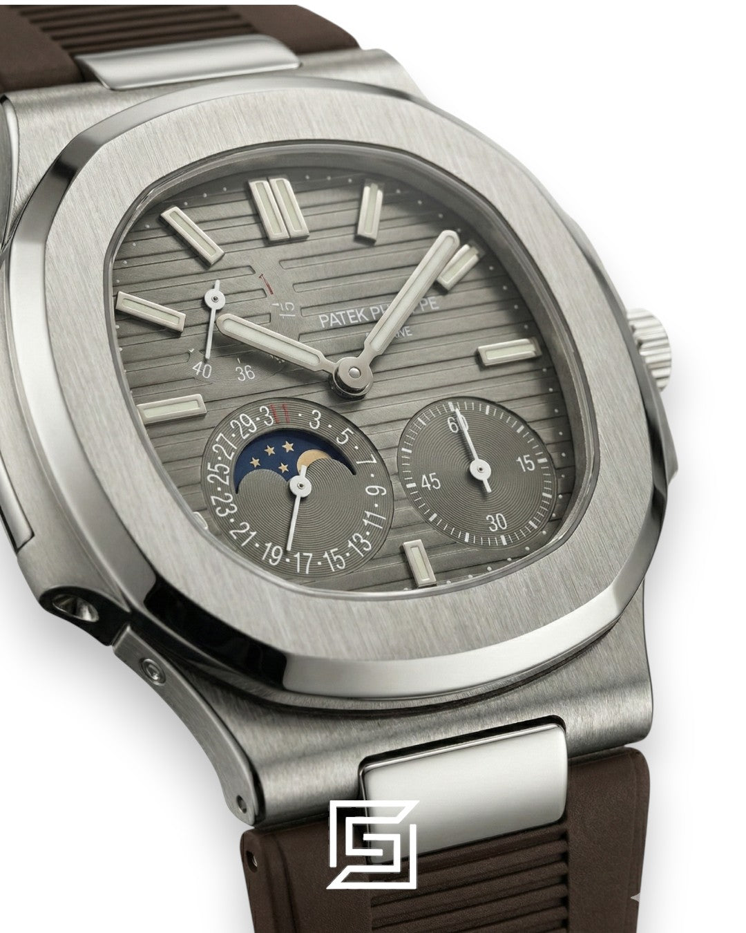 Patek Philippe Grand Complication – Brown Dial × Brown Rubber Strap – Japanese Automatic