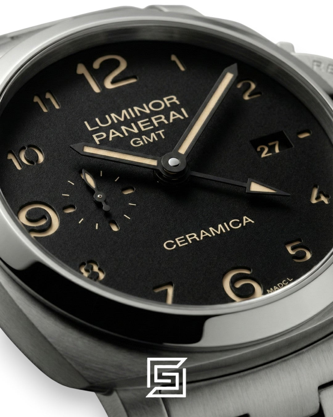 Panerai Luminor GMT Black Dial Stainless Steel Automatic - 44mm
