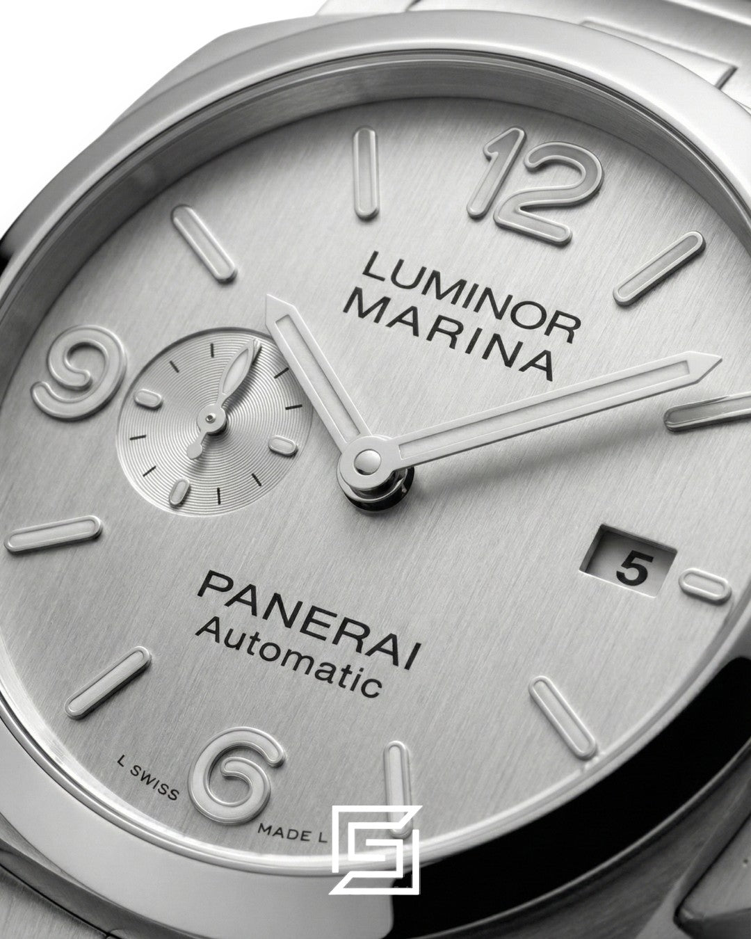 Panerai Luminor Marina Silver Dial Stainless Steel Automatic - 44mm