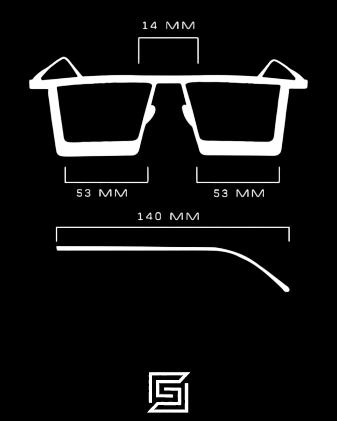 Vysen The Alec - AL1 Black Matte Frame Black Lenses