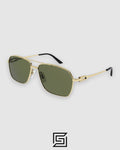 Cartier CT0306 Gold Frame Olive Lenses