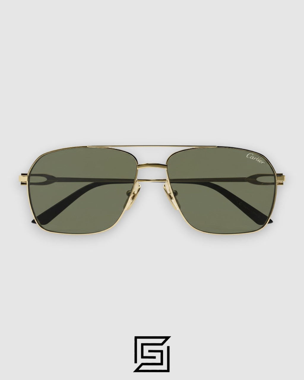Cartier CT0306 Gold Frame Olive Lenses