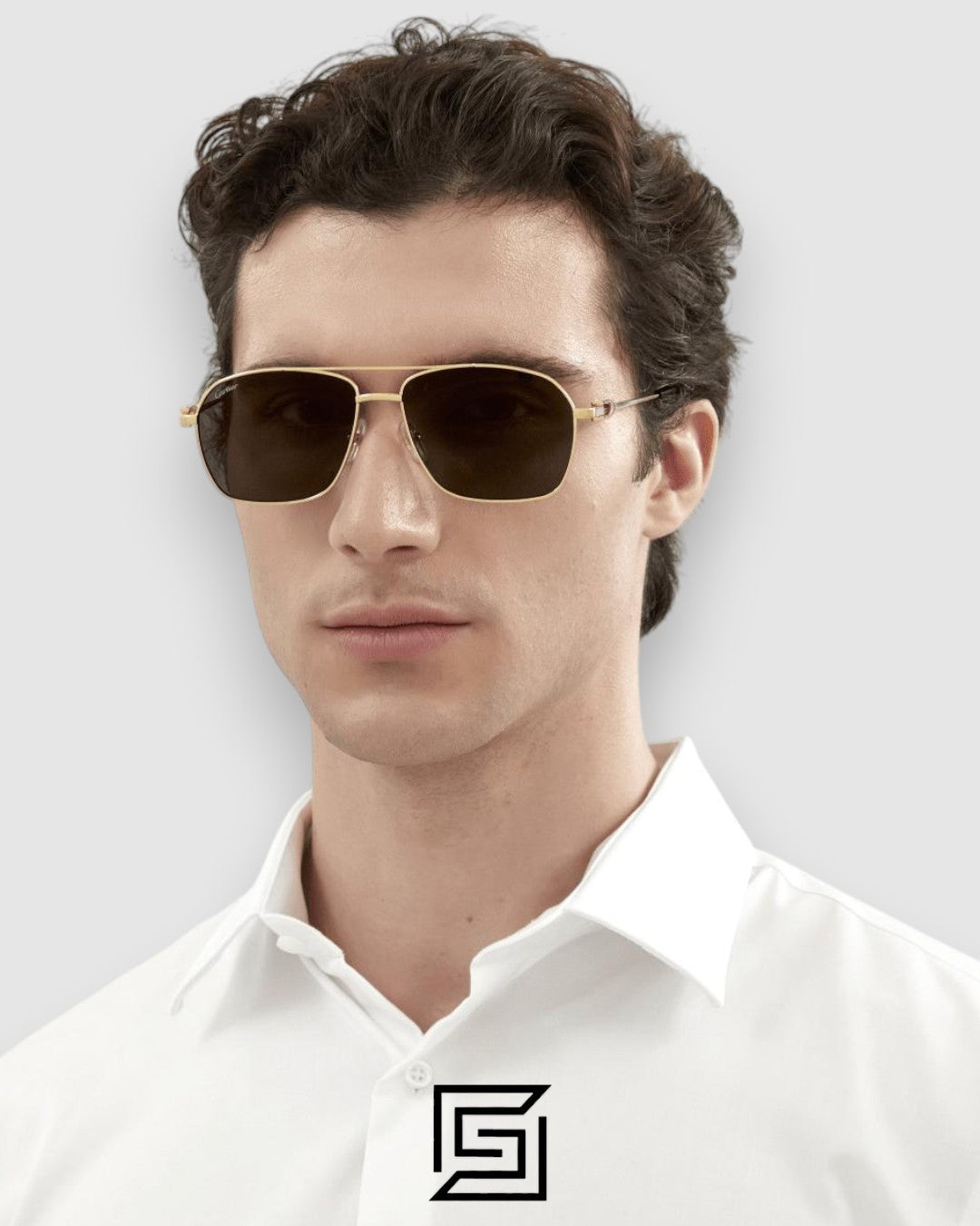 Cartier CT0306 Gold Frame Olive Lenses