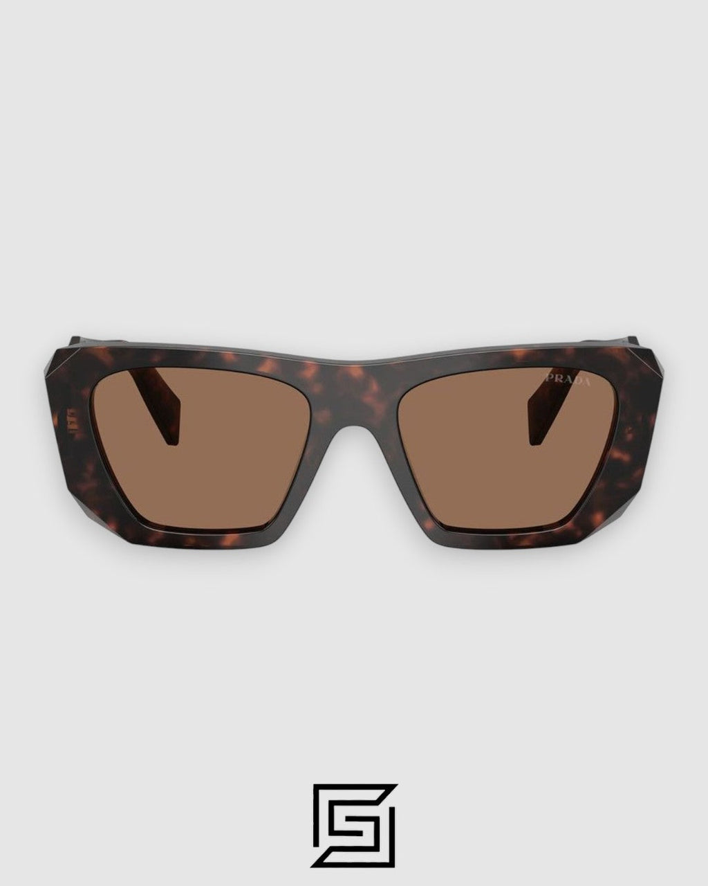 Prada SPR B18 Brown Lenses Tiger Brown Frame