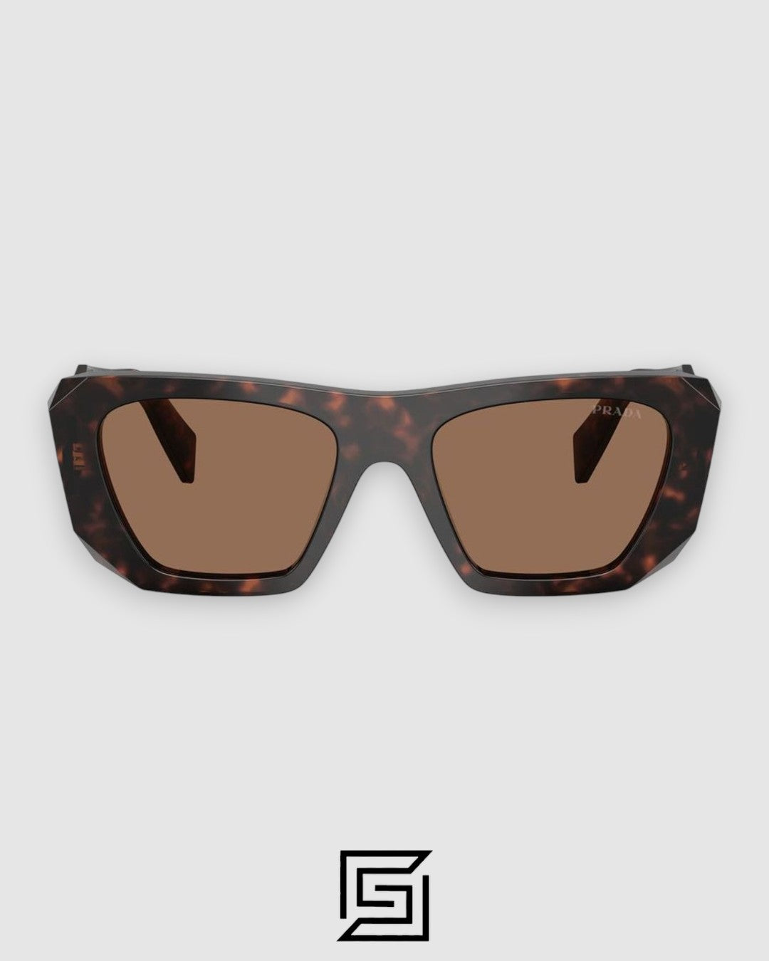 Prada SPR B18 Brown Lenses Tiger Brown Frame
