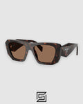Prada SPR B18 Brown Lenses Tiger Brown Frame