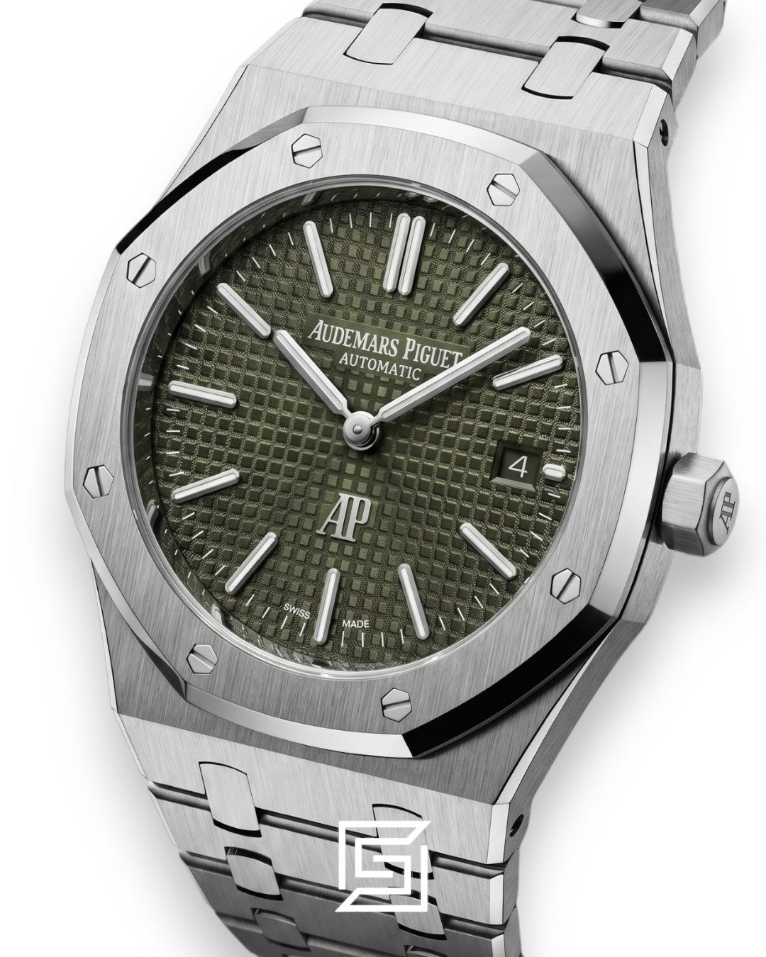 Royal Oak WF0851 Automatic Stainless Steel 316 with DARK Green Flat Tapisserie Dial