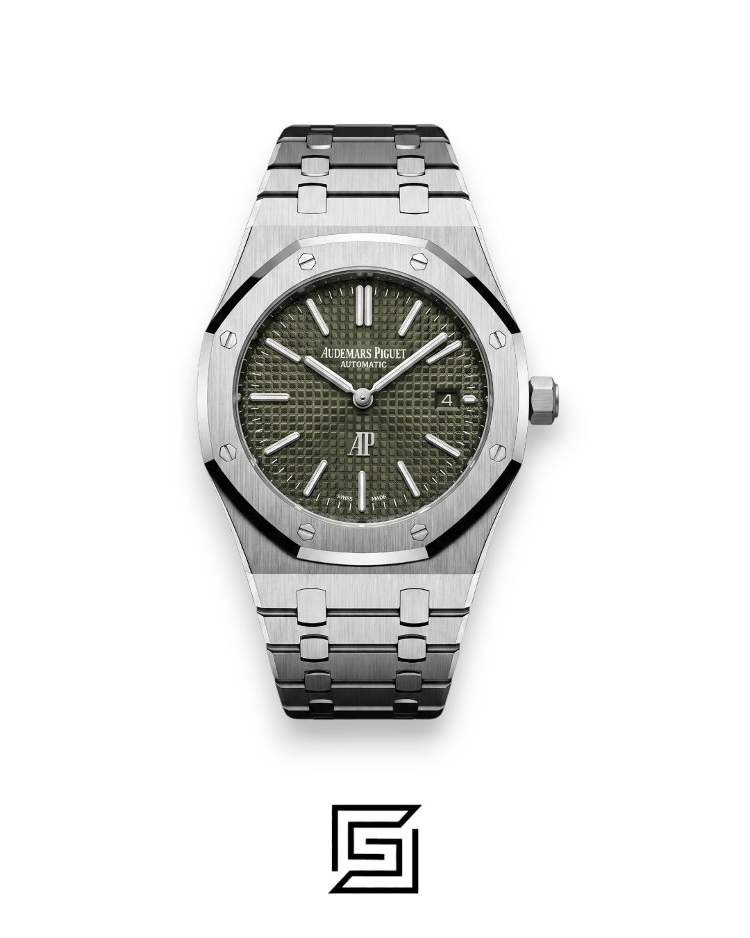 Royal Oak WF0851 Automatic Stainless Steel 316 with DARK Green Flat Tapisserie Dial
