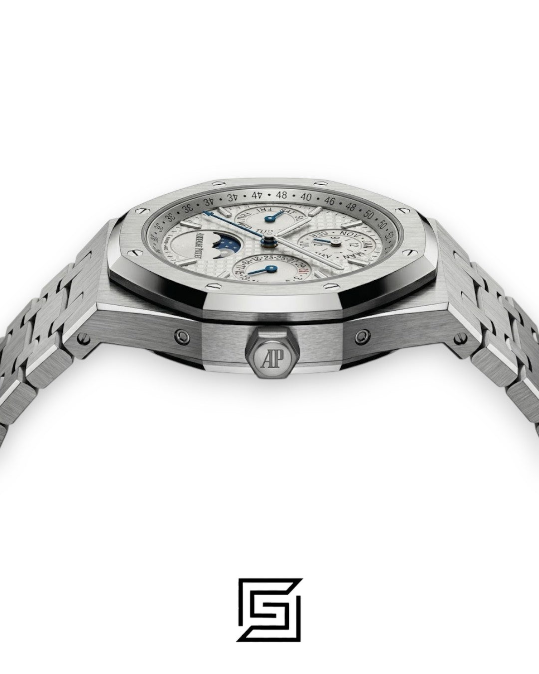 Royal Oak WF0851 Automatic Stainless Steel 316 Perpetual Calendar White Dial