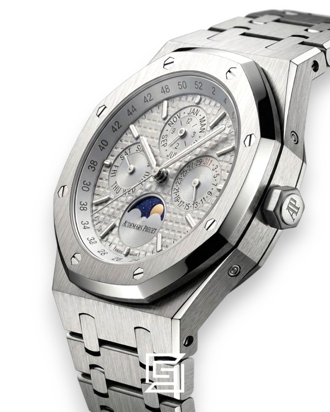 Royal Oak WF0851 Automatic Stainless Steel 316 Perpetual Calendar Grey Dial