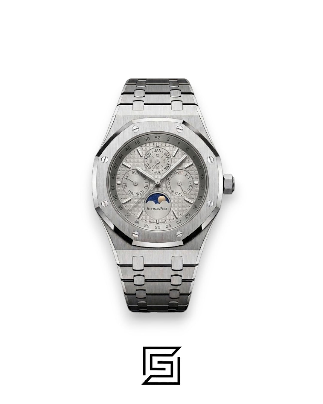 Royal Oak WF0851 Automatic Stainless Steel 316 Perpetual Calendar Grey Dial