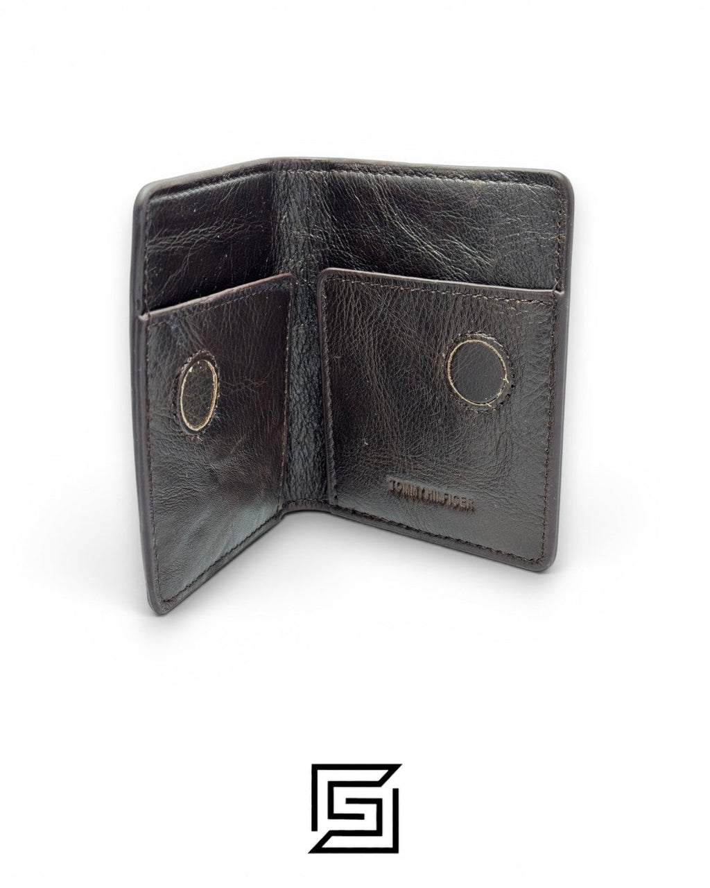 Tommy Hilfiger 3009-1 Pocket Credit Card Magnetic Holder Brown