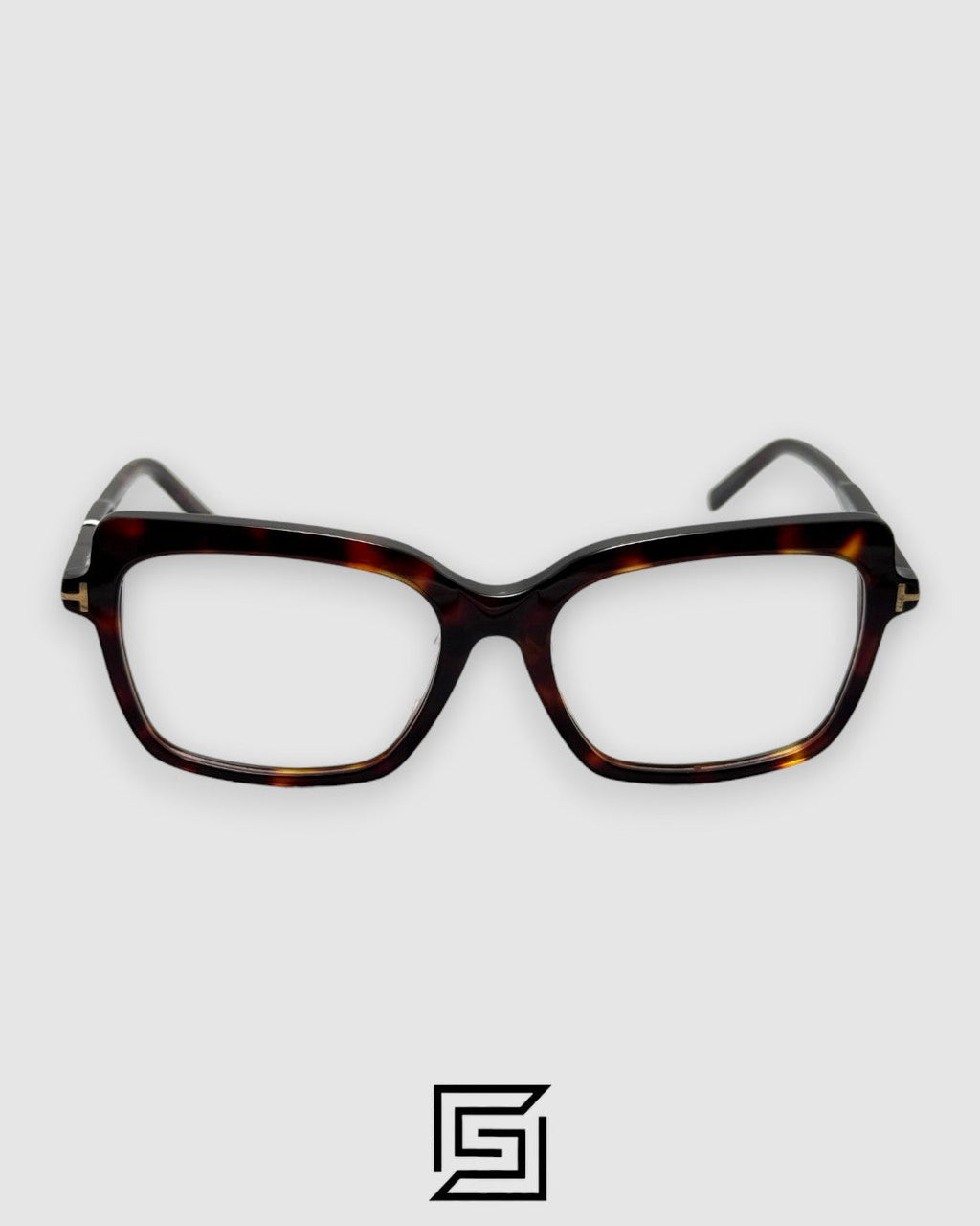 Tom Ford FT5947 إطار تايجر بني