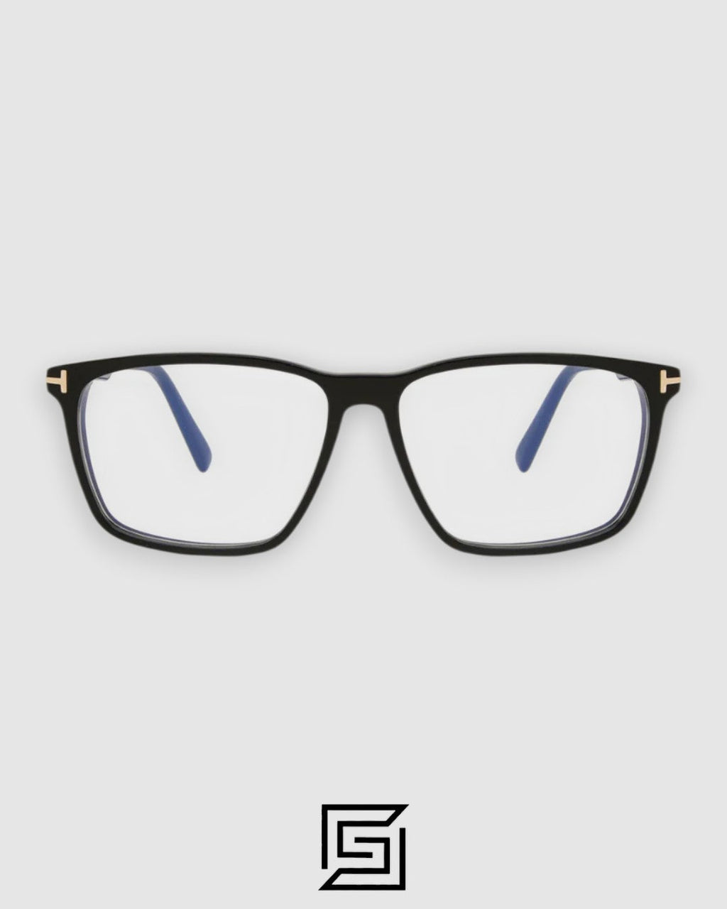 Tom Ford FT5959 Black Frame Black Arm Gold Logo