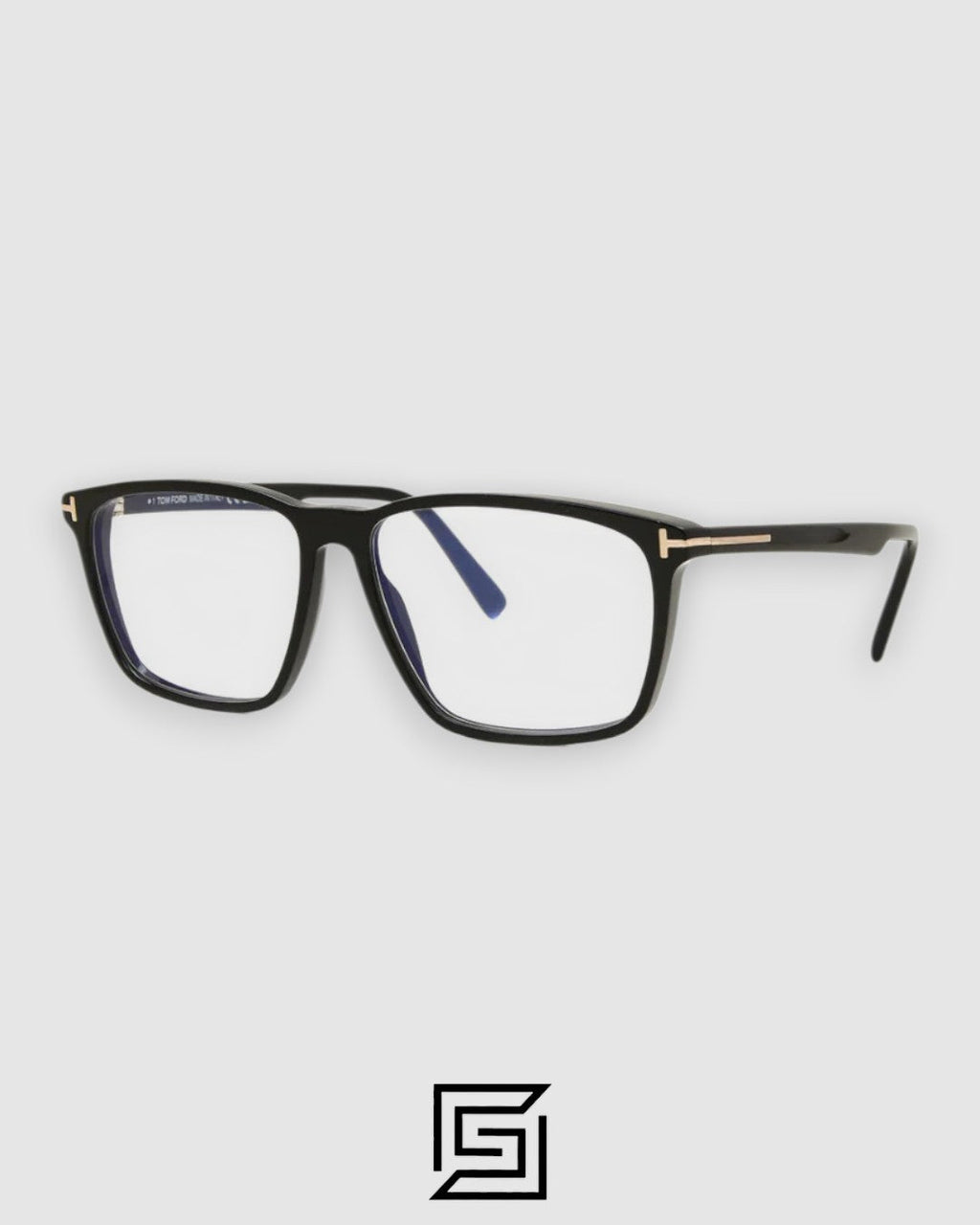 Tom Ford FT5959 Black Frame Black Arm Gold Logo