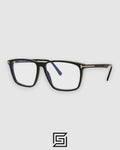 Tom Ford FT5959 Black Frame Black Arm Gold Logo