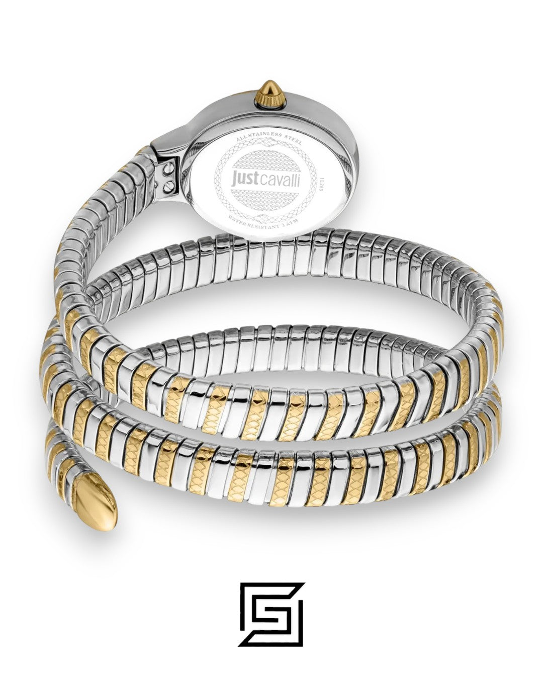 Just Cavalli JC1L269M0055 Two-Tone White Dial Women's Watch 32mm