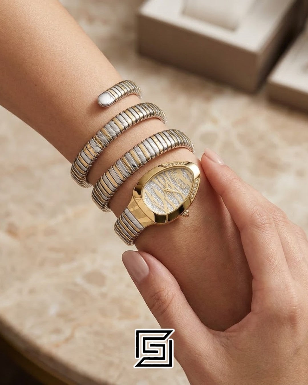 Just Cavalli JC1L226M005 White Dial Women's Watch