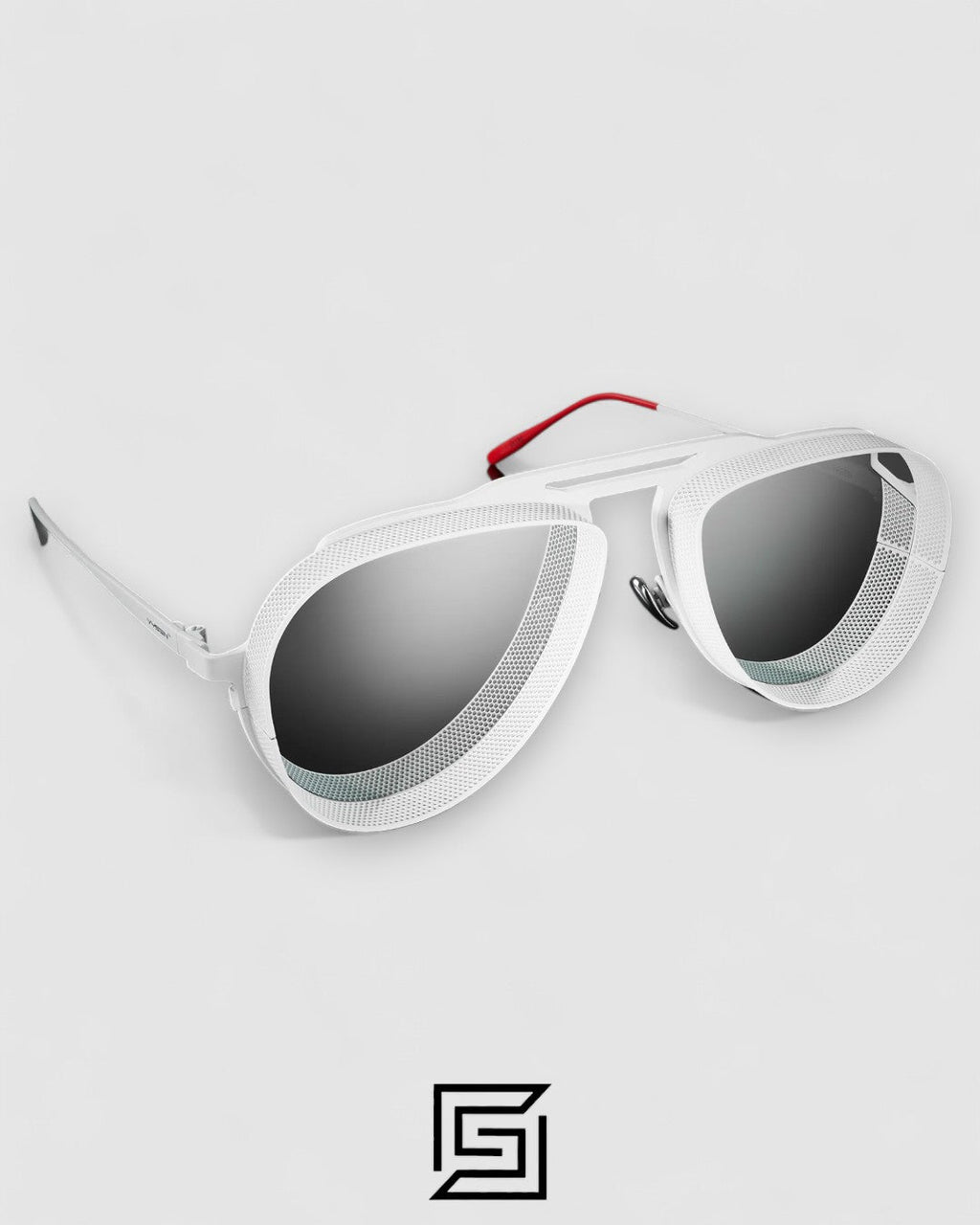 Vysen The Tom - T7 White Matte Frame Silver Mirror Leanses