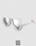 Vysen The Tom - T7 White Matte Frame Silver Mirror Leanses
