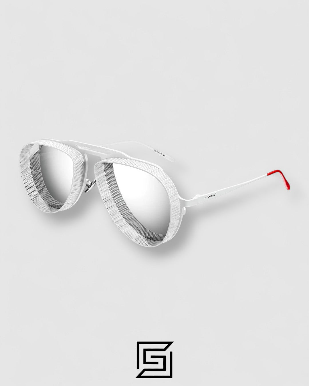 Vysen The Tom - T7 White Matte Frame Silver Mirror Leanses